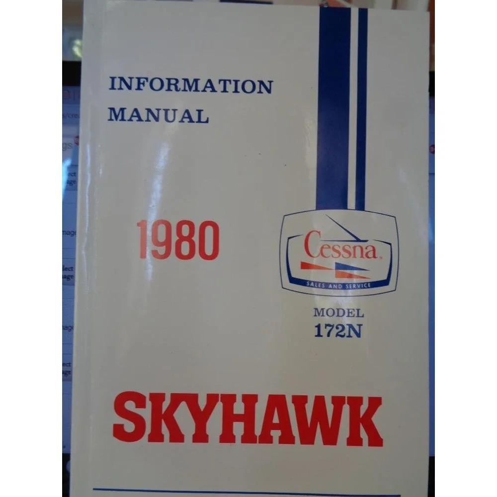 Cessna 172N Skyhawk Information Manual Aircraft 1980